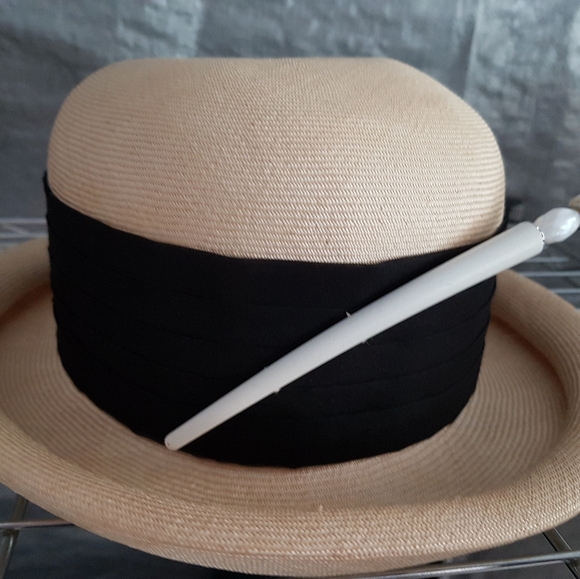Vintage Nadelle Woven Hat 1950-60 - Picture 2 of 11